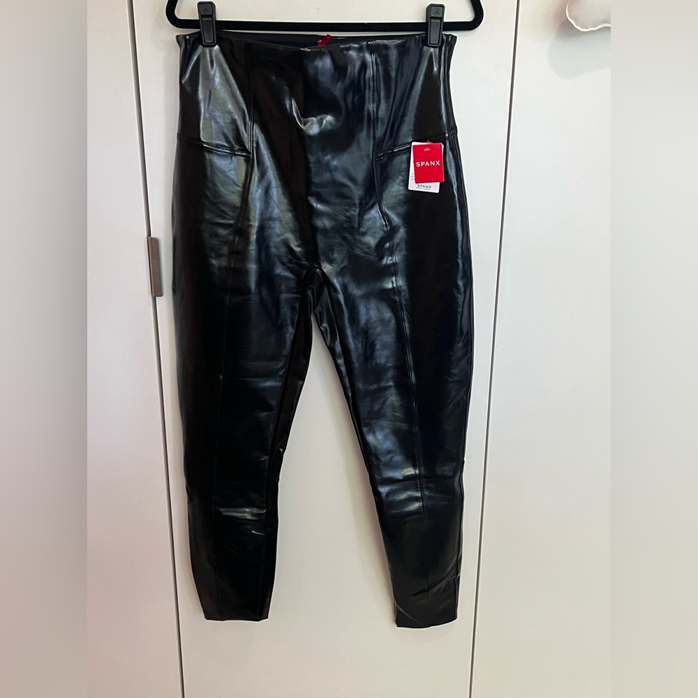 SPANX Glossy Black Leggings